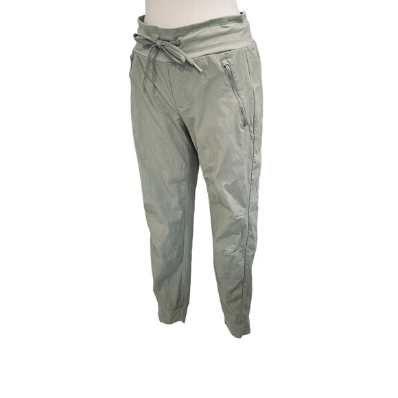 Athleta Trekkie North Jogger Pants Sz 2 Lightweight Stretch Travel Hiking Taupe - Picture 6 of 8